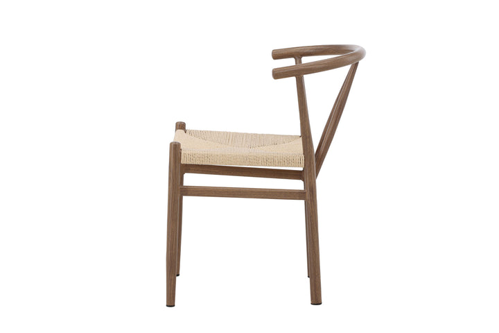 Venture Home Alfons Dining Chair - Woodlook / Nature Rope