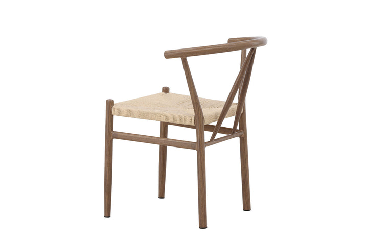 Venture Home Alfons Dining Chair - Woodlook / Nature Rope