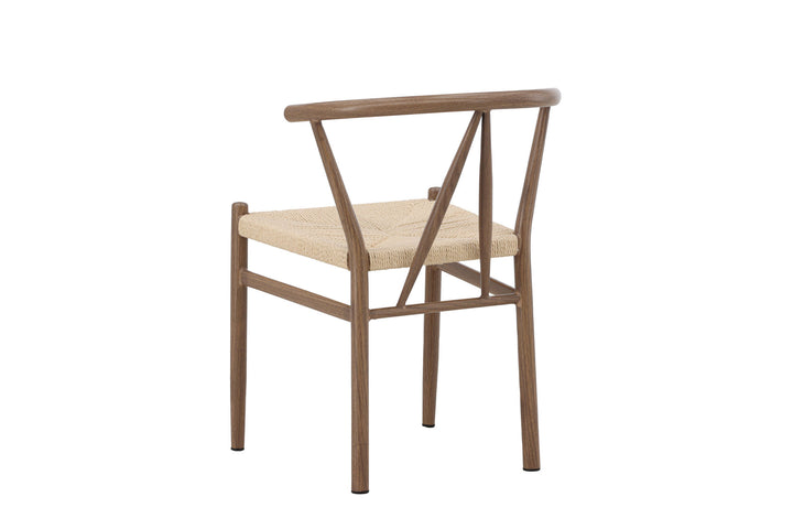 Venture Home Alfons Dining Chair - Woodlook / Nature Rope