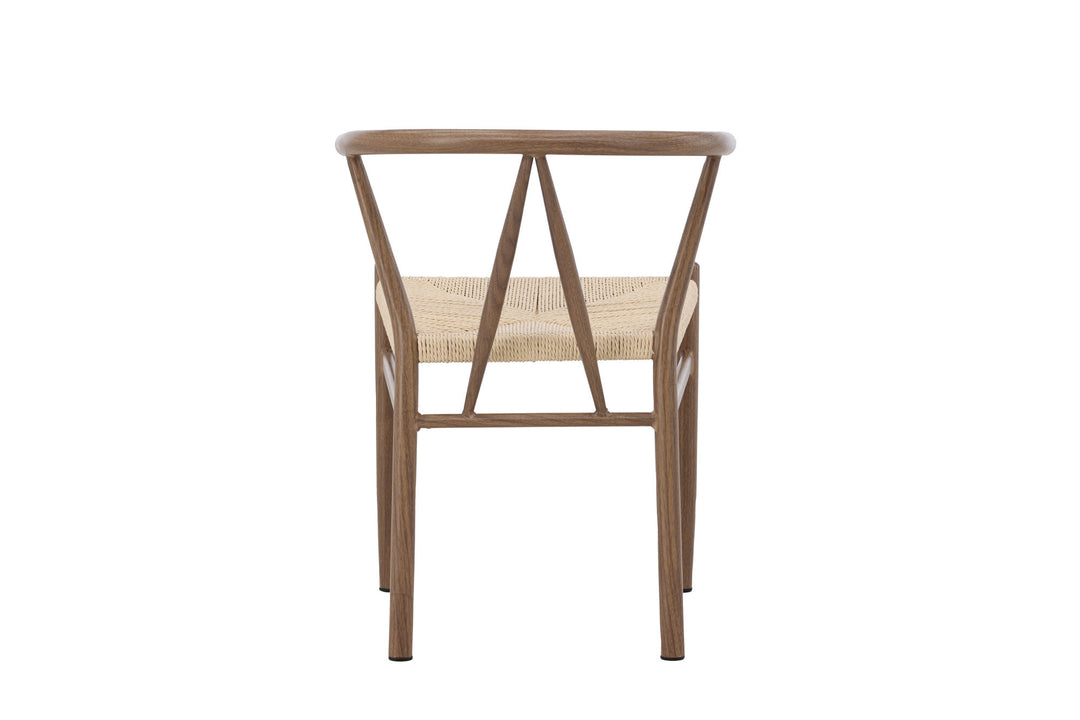 Venture Home Alfons Dining Chair - Woodlook / Nature Rope