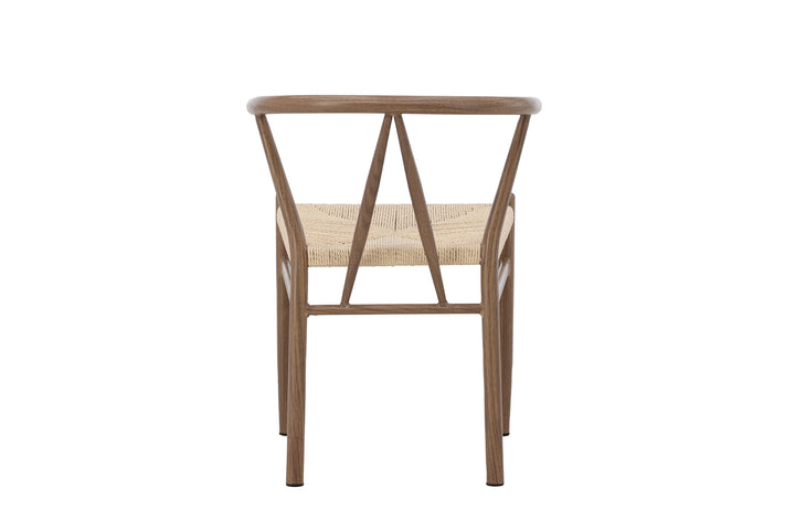 Venture Home Alfons Dining Chair - Woodlook / Nature Rope