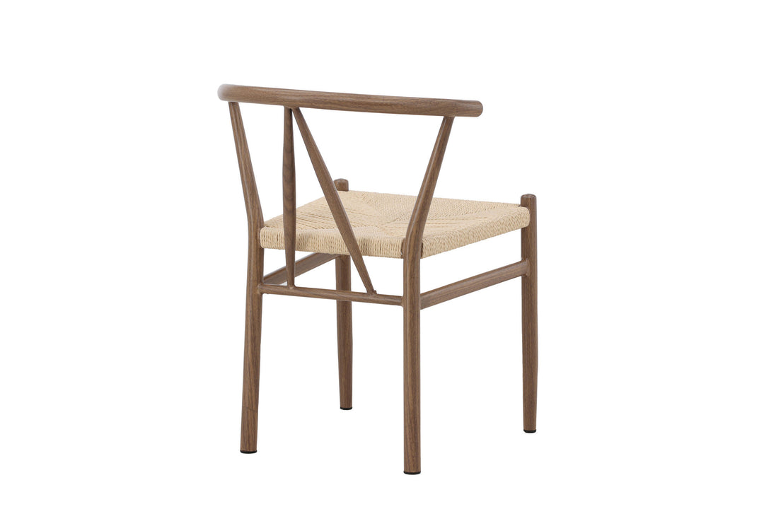 Venture Home Alfons Dining Chair - Woodlook / Nature Rope
