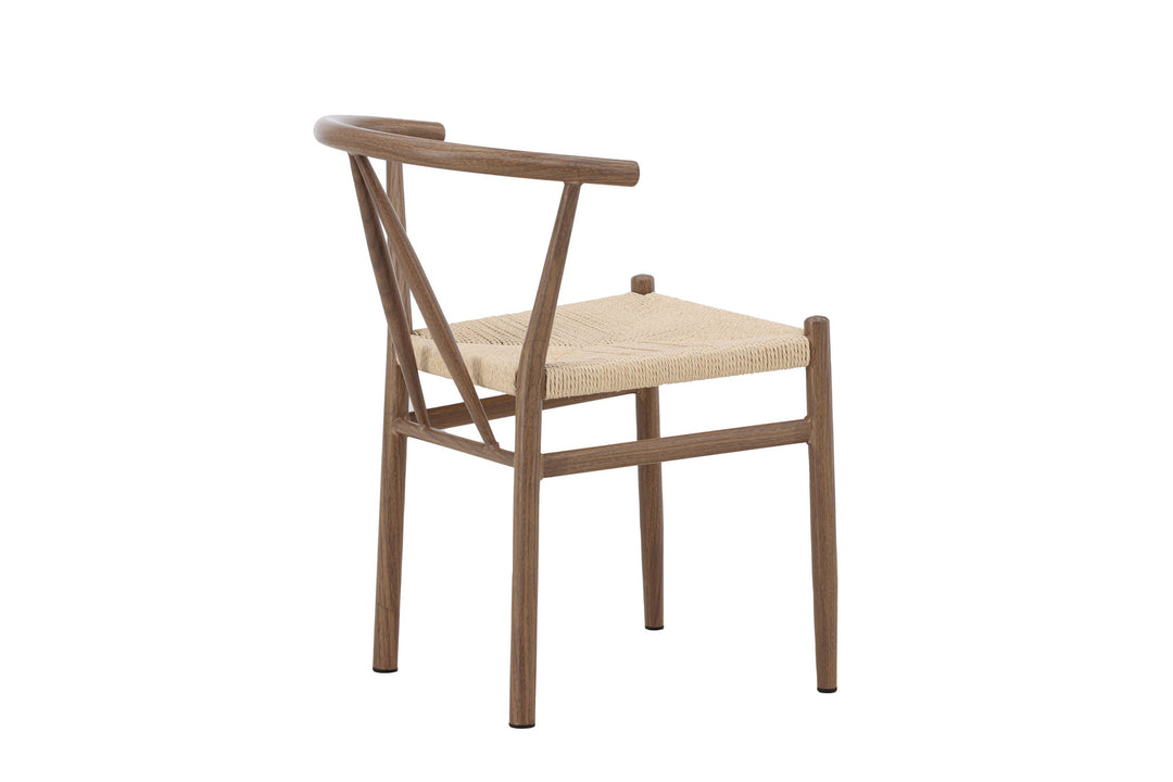 Venture Home Alfons Dining Chair - Woodlook / Nature Rope