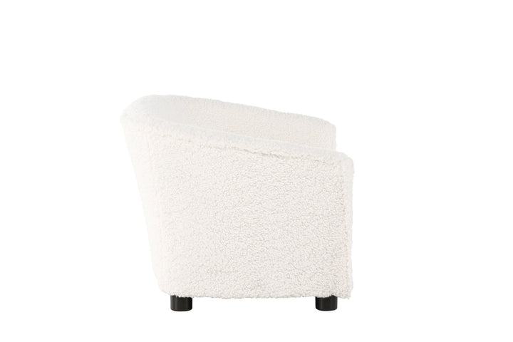 Venture Home Måna Kids Sofa - Black / White Teddy