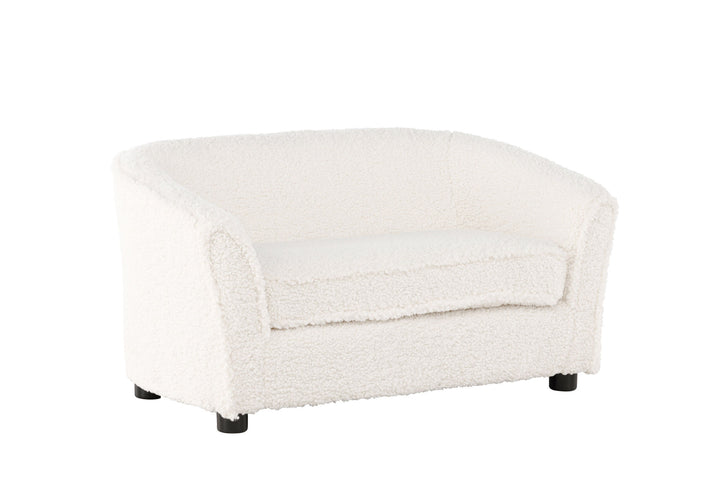 Venture Home Måna Kids Sofa - Black / White Teddy