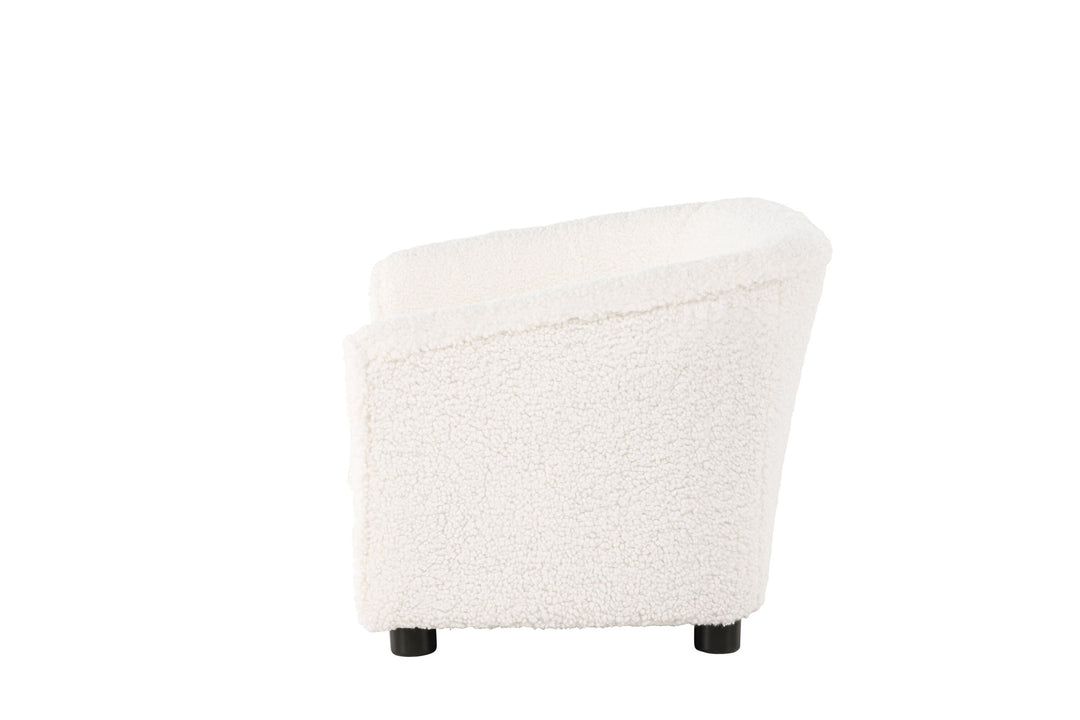 Venture Home Måna Kids Sofa - Black / White Teddy