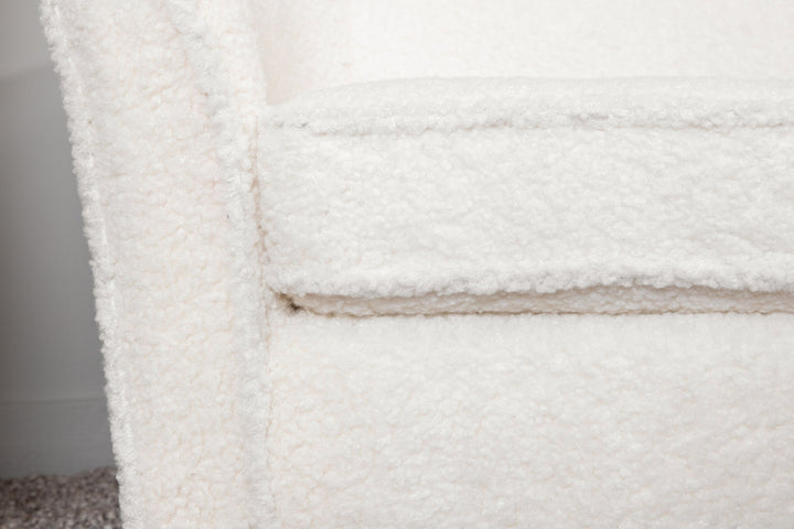 Venture Home Måna Kids Sofa - Black / White Teddy