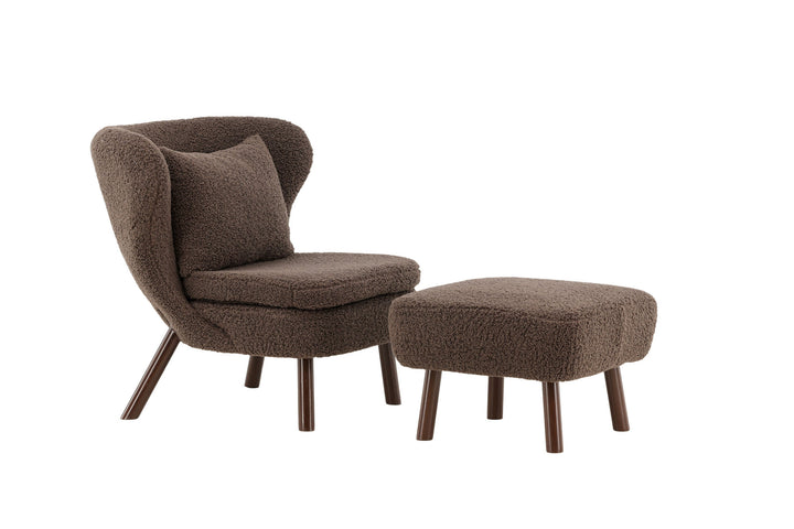 Vind Ryxö Single Sofa - Brown / Dark Brown Teddy