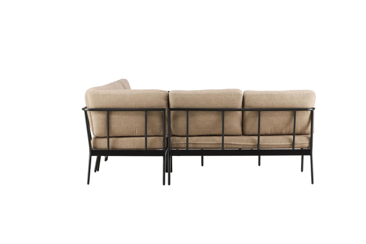 Venture Home Pehnna Corner Loungeset Steel - Black / Sand