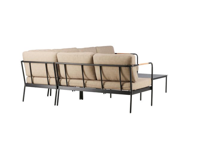 Venture Home Pehnna Corner Loungeset Steel - Black / Sand