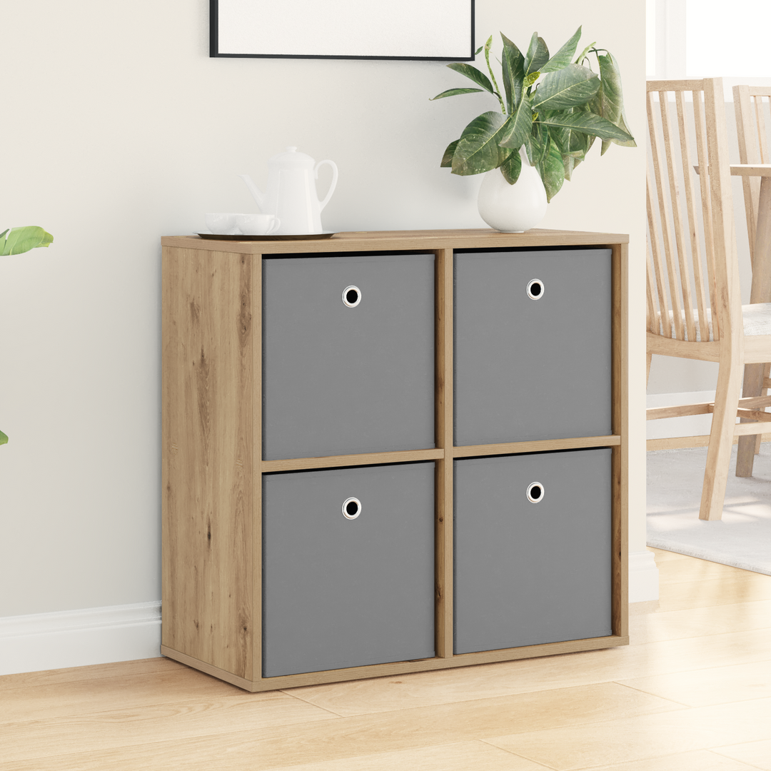 Sideboard med skuffe Artisan Egetræ 68,5 x 32 x 67 cm