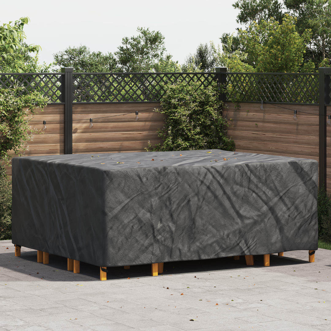 Møbelbetræk Ensfarvet Sort 250 x 210 x 90 cm 210D