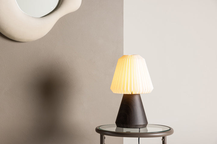 Venture Home Fjällen 20cm Table Lamp - Oak Foil /  White