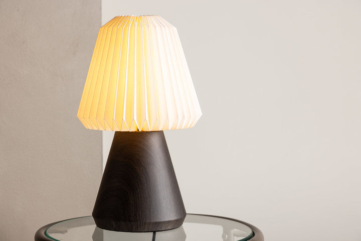 Venture Home Fjällen 20cm Table Lamp - Oak Foil /  White