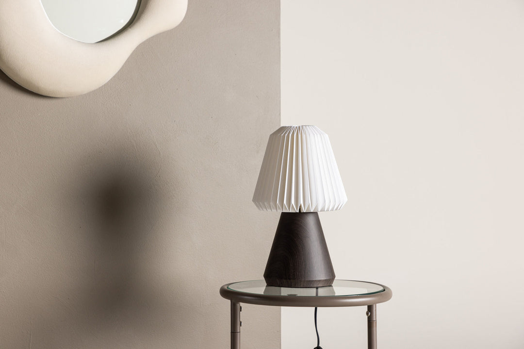Venture Home Fjällen 20cm Table Lamp - Oak Foil /  White