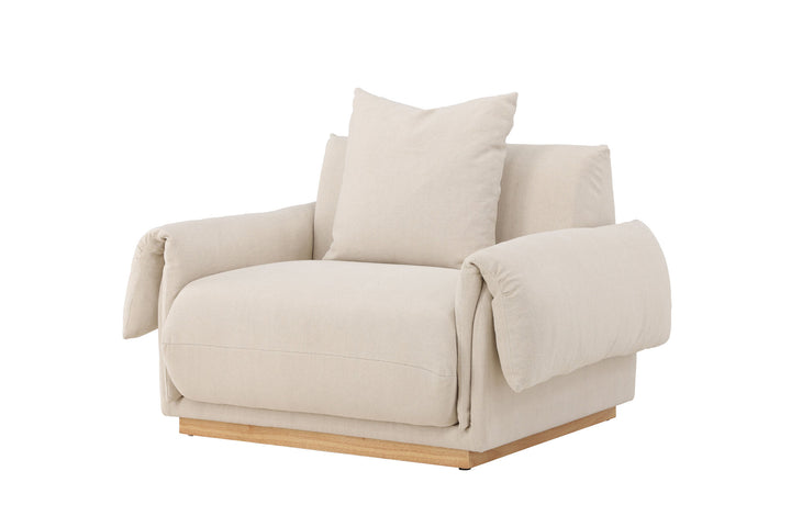 Vind Mollösund 1-seat  - Beige Linen /