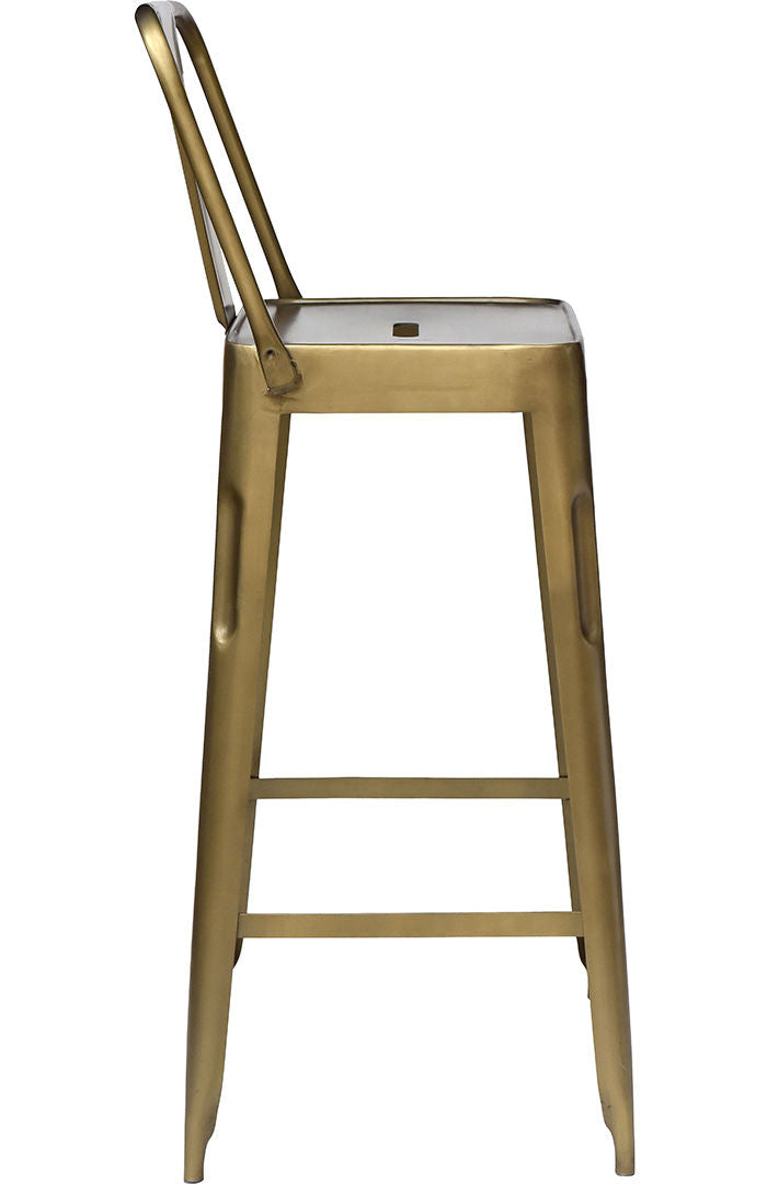 Trademark Living Copenhagen barstol - antikmessing