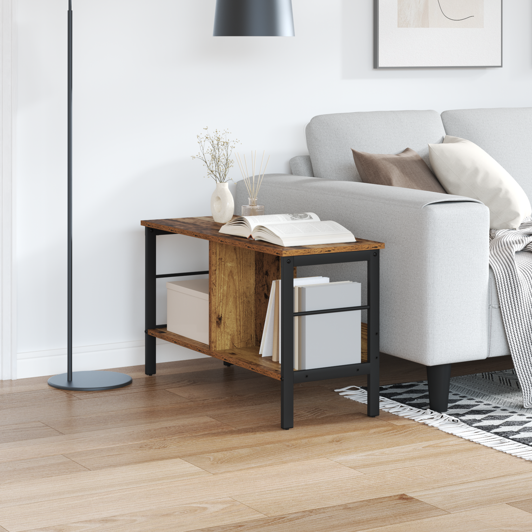 Bogreol Gammelt træ 82 x 32 x 47 cm Konstrueret træ