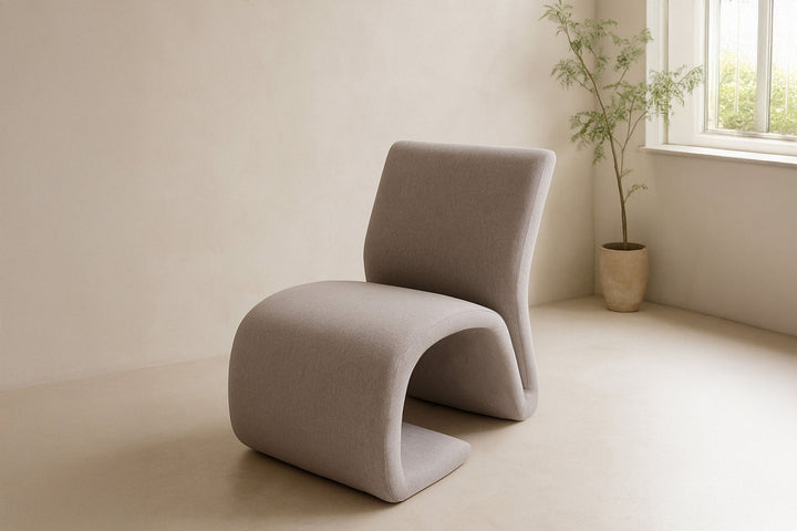 Venture Home Rulls Armchair - Steel frame / Offwhite Linen