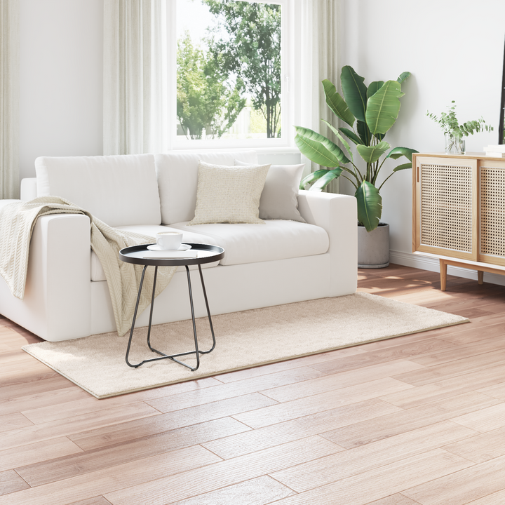 Områdetæpper Rektangulær SIROLO Beige 200 x 80 cm Polyester