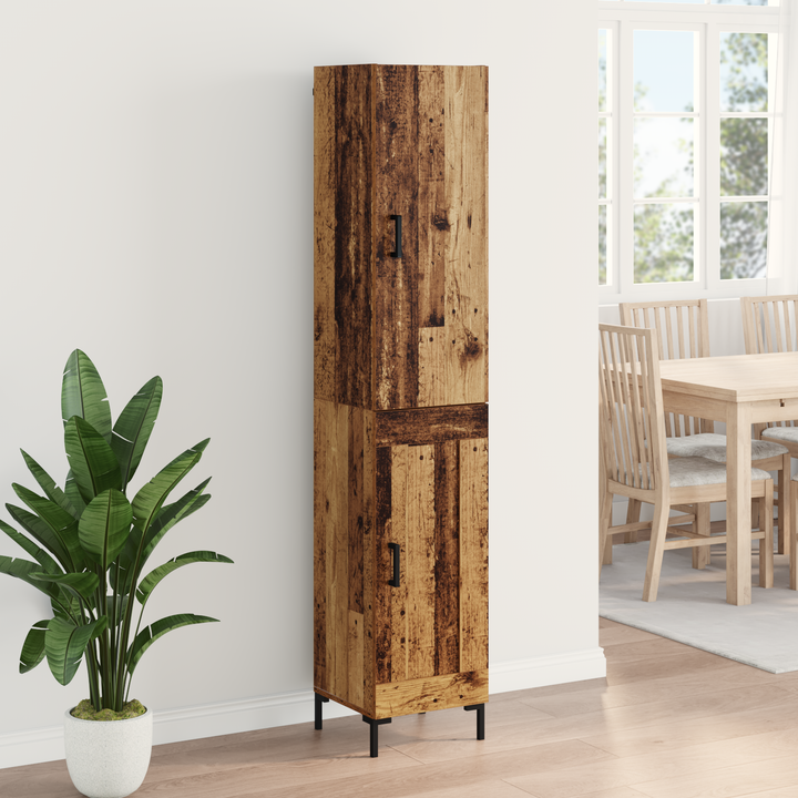 Highboard Gammelt træ 69,5 x 34 x 180 cm Konstrueret træ