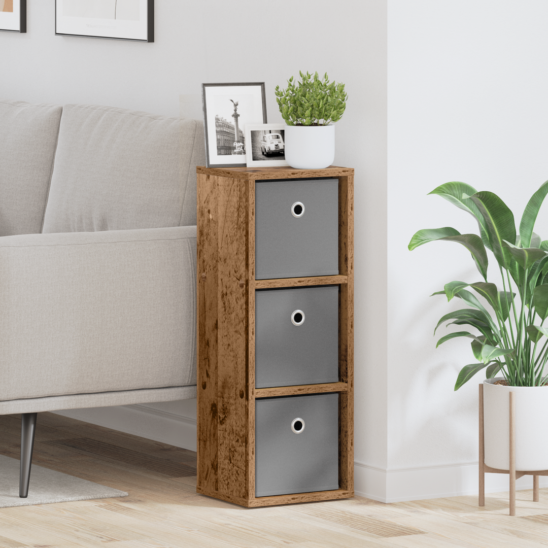 Sideboard med skuffe Gammelt træ 25,5 x 22 x 69,5 cm