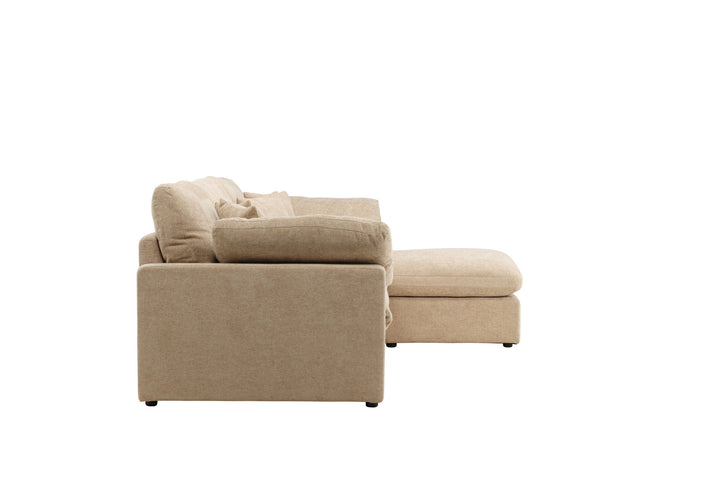 Vind Amalfi Corner Sofa - Sand Fabric /