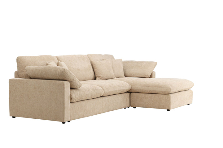 Vind Amalfi Corner Sofa - Sand Fabric /