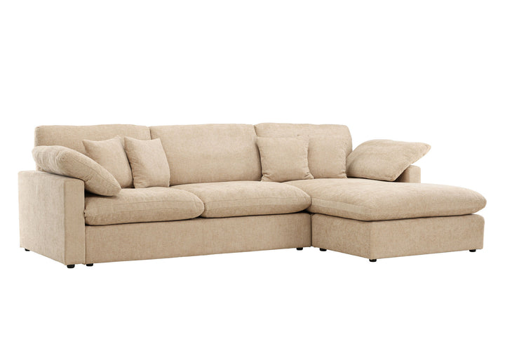 Vind Amalfi Corner Sofa - Sand Fabric /