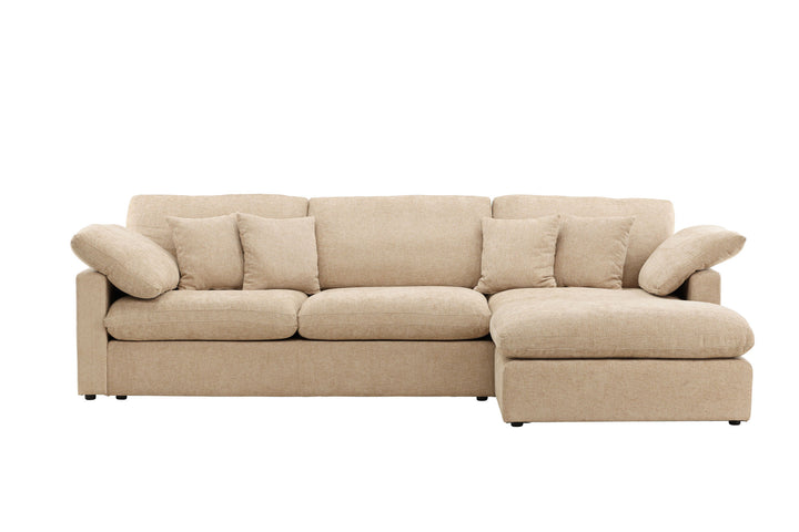 Vind Amalfi Corner Sofa - Sand Fabric /