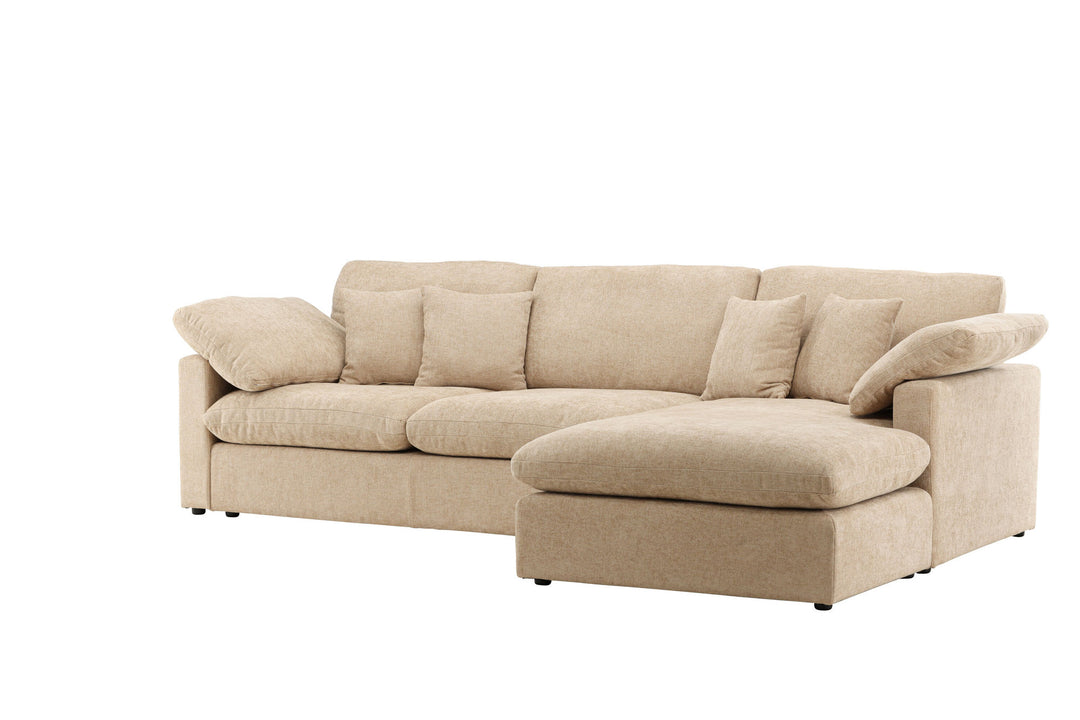 Vind Amalfi Corner Sofa - Sand Fabric /