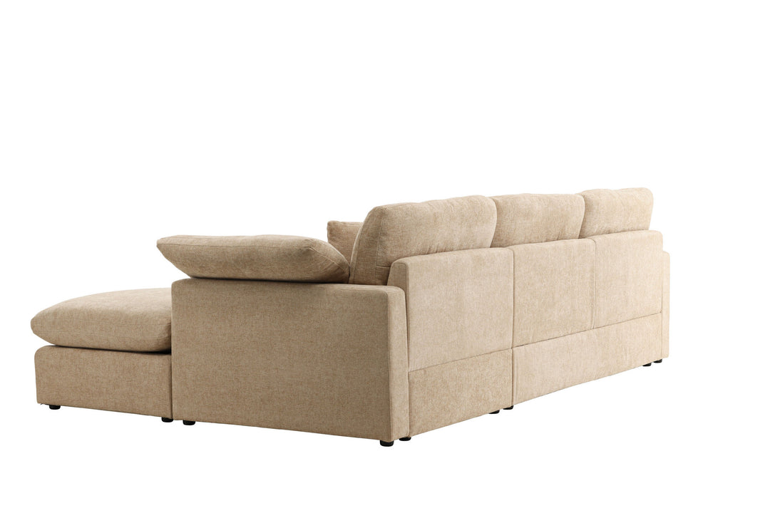 Vind Amalfi Corner Sofa - Sand Fabric /