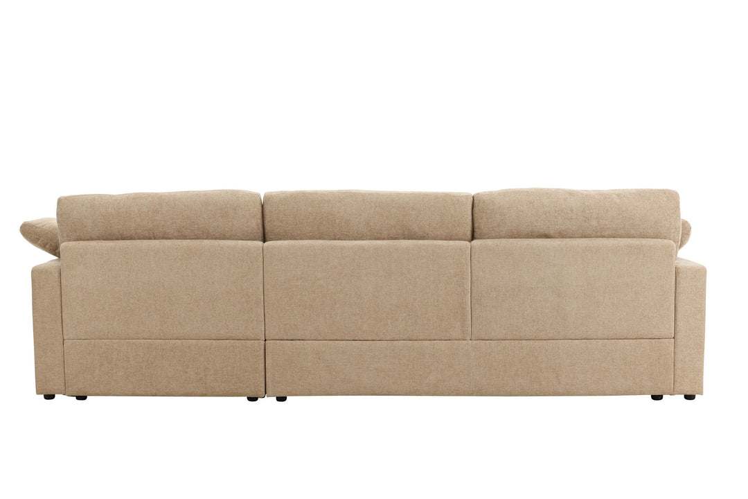 Vind Amalfi Corner Sofa - Sand Fabric /