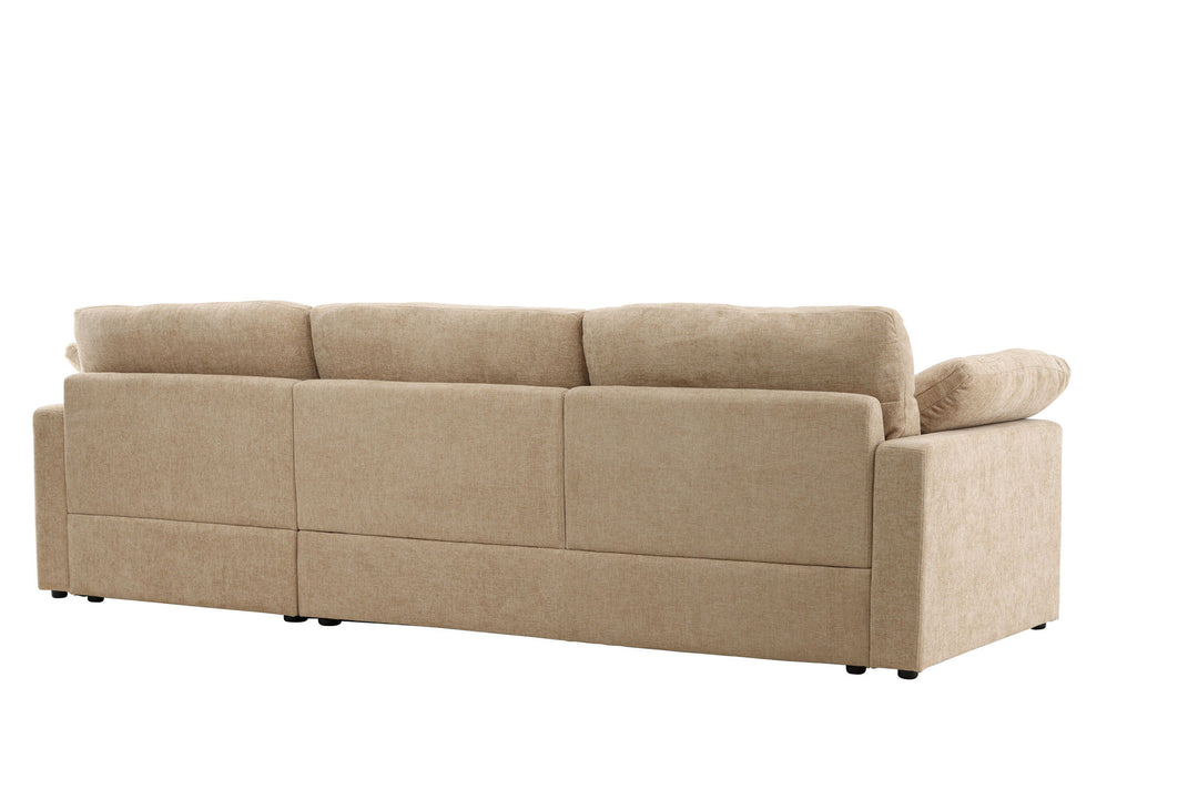 Vind Amalfi Corner Sofa - Sand Fabric /
