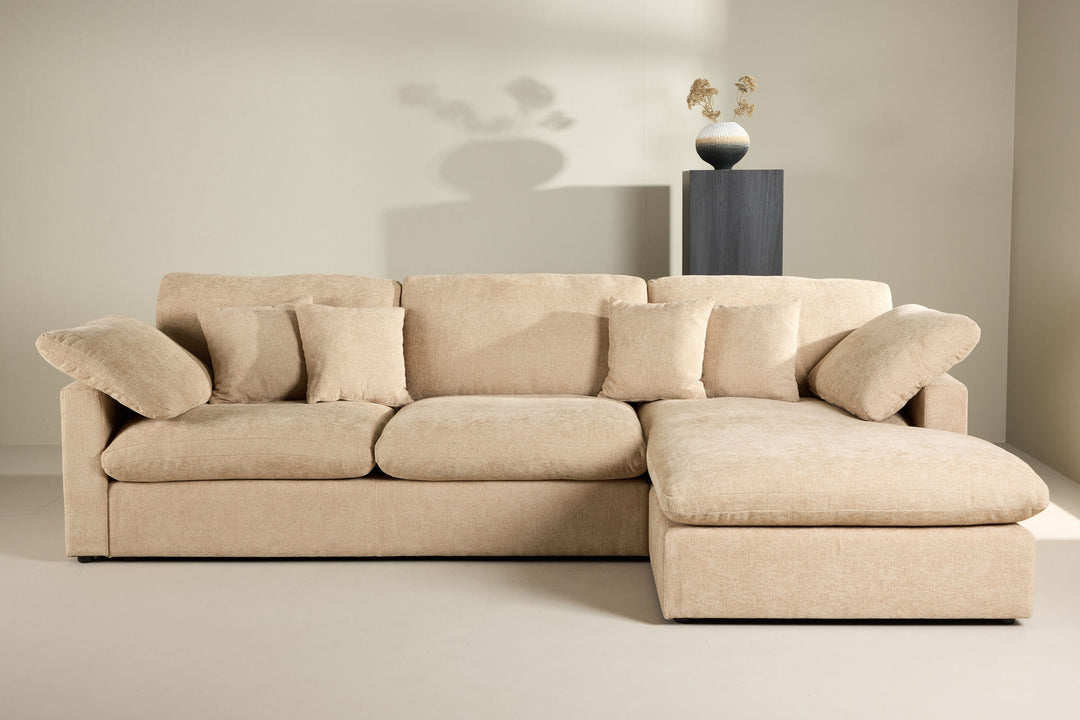 Vind Amalfi Corner Sofa - Sand Fabric /