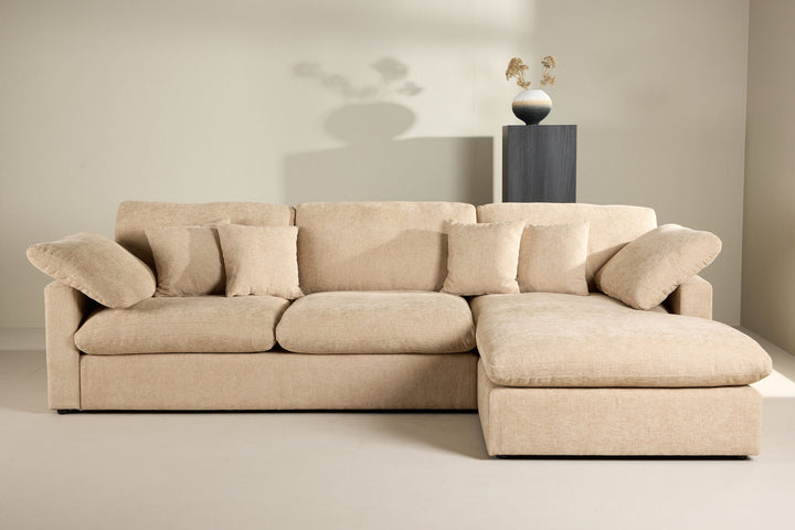 Vind Amalfi Corner Sofa - Sand Fabric /