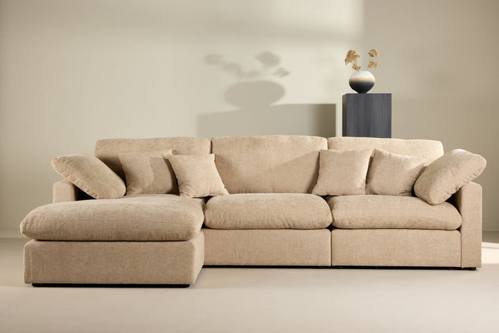 Vind Amalfi Corner Sofa - Sand Fabric /