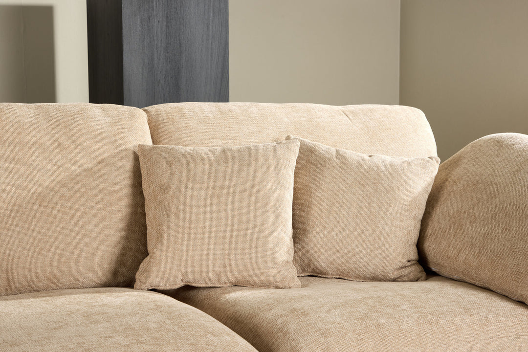 Vind Amalfi Corner Sofa - Sand Fabric /