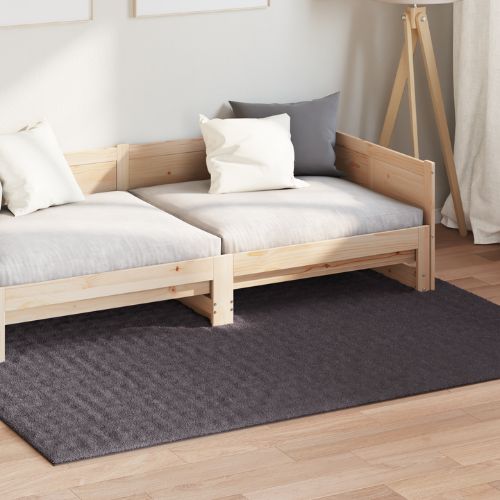Områdetæpper Rektangulær SIROLO Antracit 230 x 160 cm Polyester