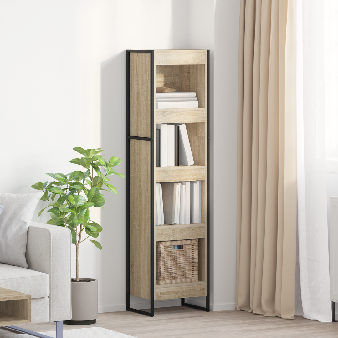 Bogskab Sonoma 40 x 30 x 155 cm Konstrueret træ