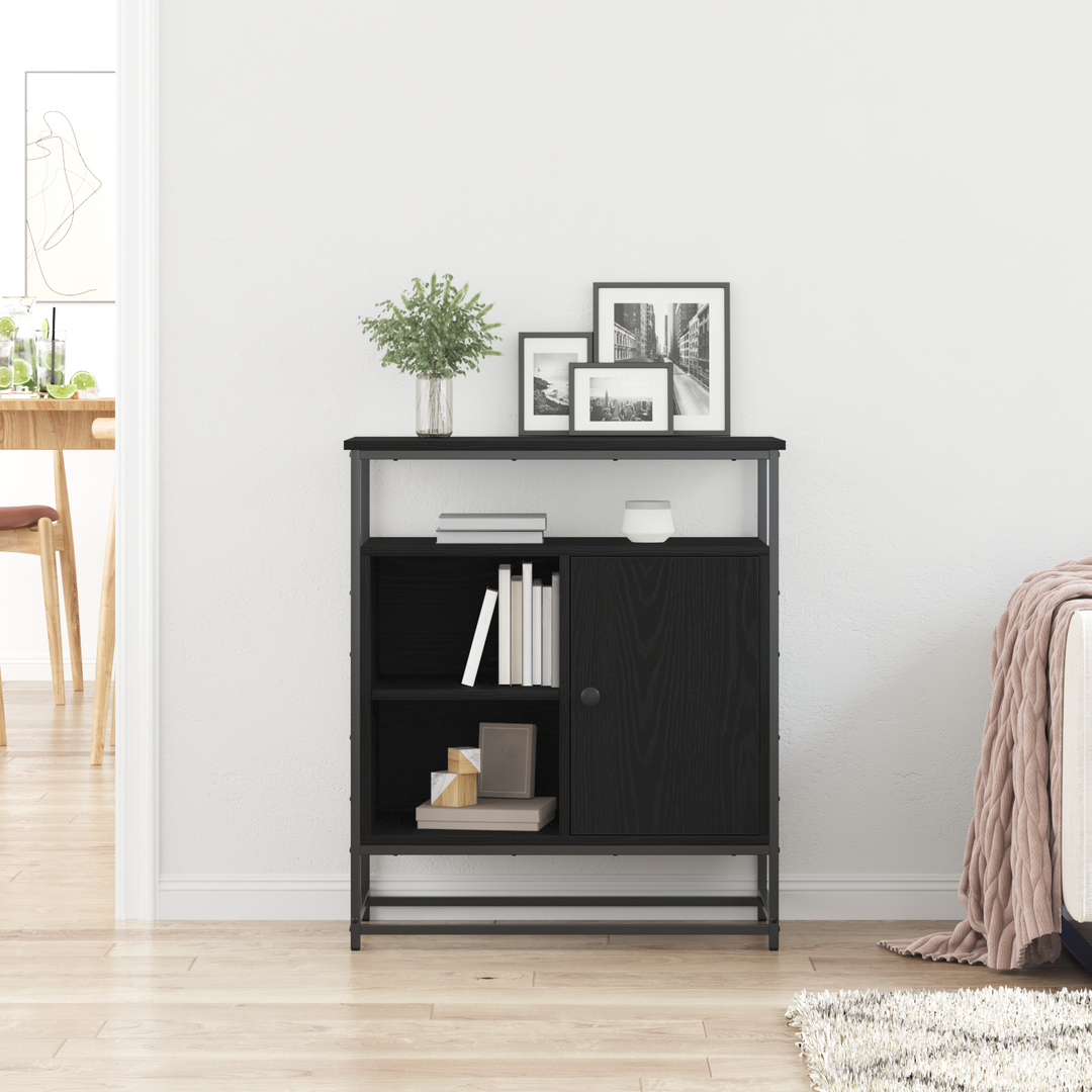 Sideboard Sort eg 69 x 35 x 80 cm Konstrueret træ