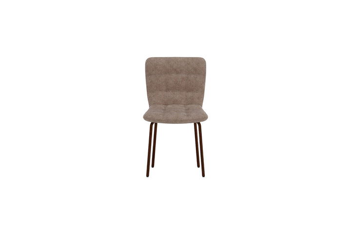 Venture Home Punsch Spisestol 2-pak - Trælook / Brun Velour