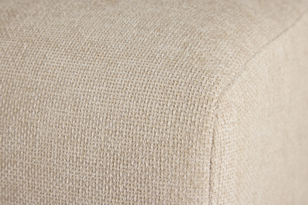 Vind Positano Corner Sofa - Beige Fabric / Right