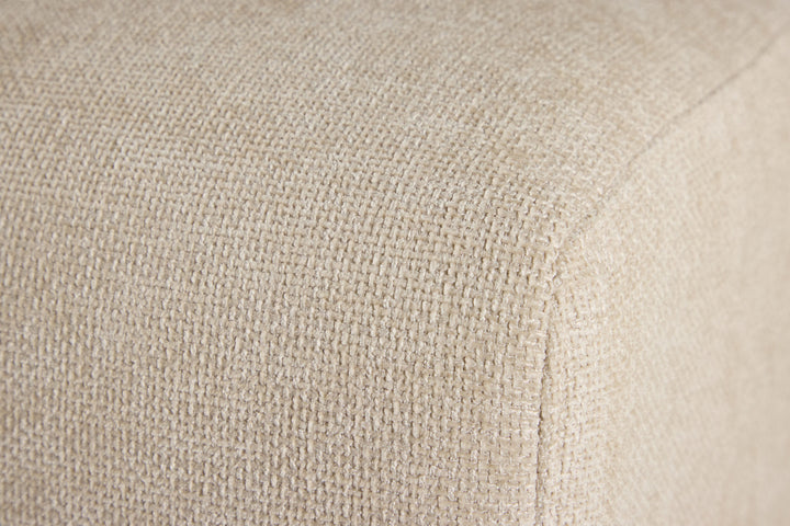 Vind Positano Corner Sofa - Beige Fabric / Right