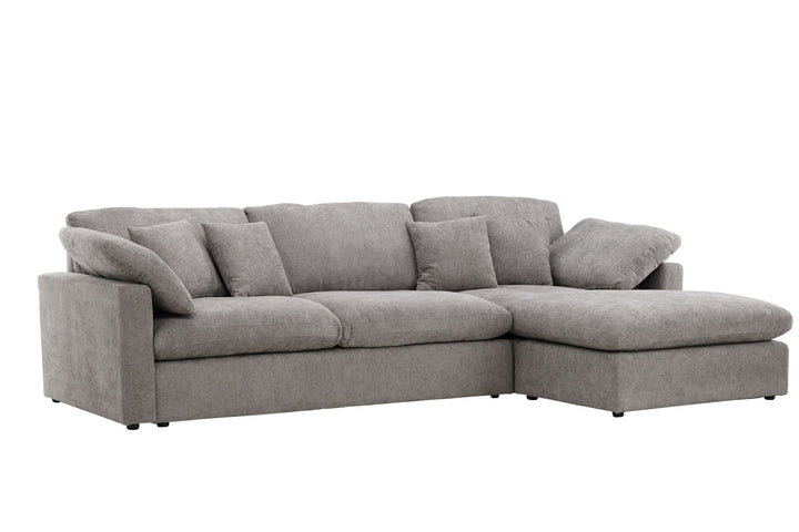 Vind Amalfi Corner Sofa - Dark Grey Fabric /