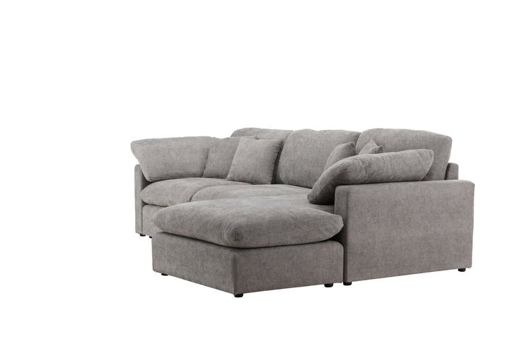 Vind Amalfi Corner Sofa - Dark Grey Fabric /