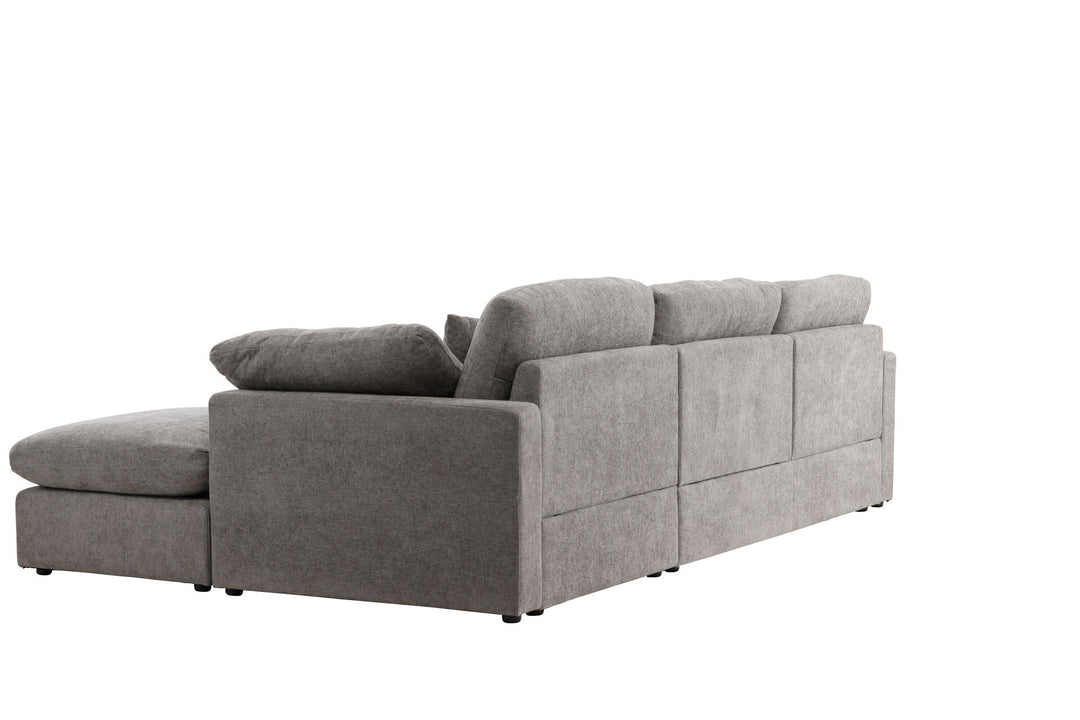 Vind Amalfi Corner Sofa - Dark Grey Fabric /