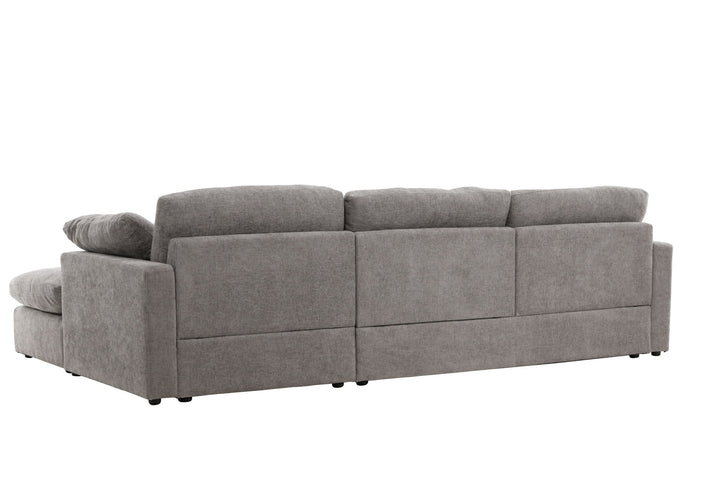 Vind Amalfi Corner Sofa - Dark Grey Fabric /
