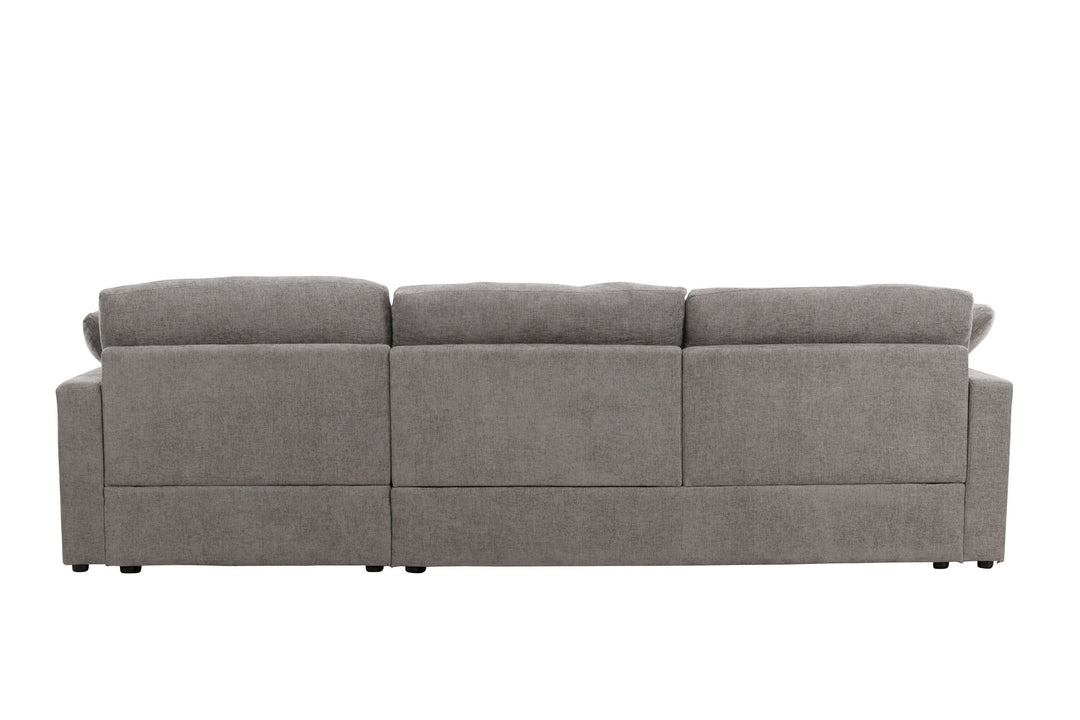 Vind Amalfi Corner Sofa - Dark Grey Fabric /