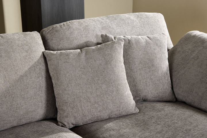 Vind Amalfi Corner Sofa - Dark Grey Fabric /